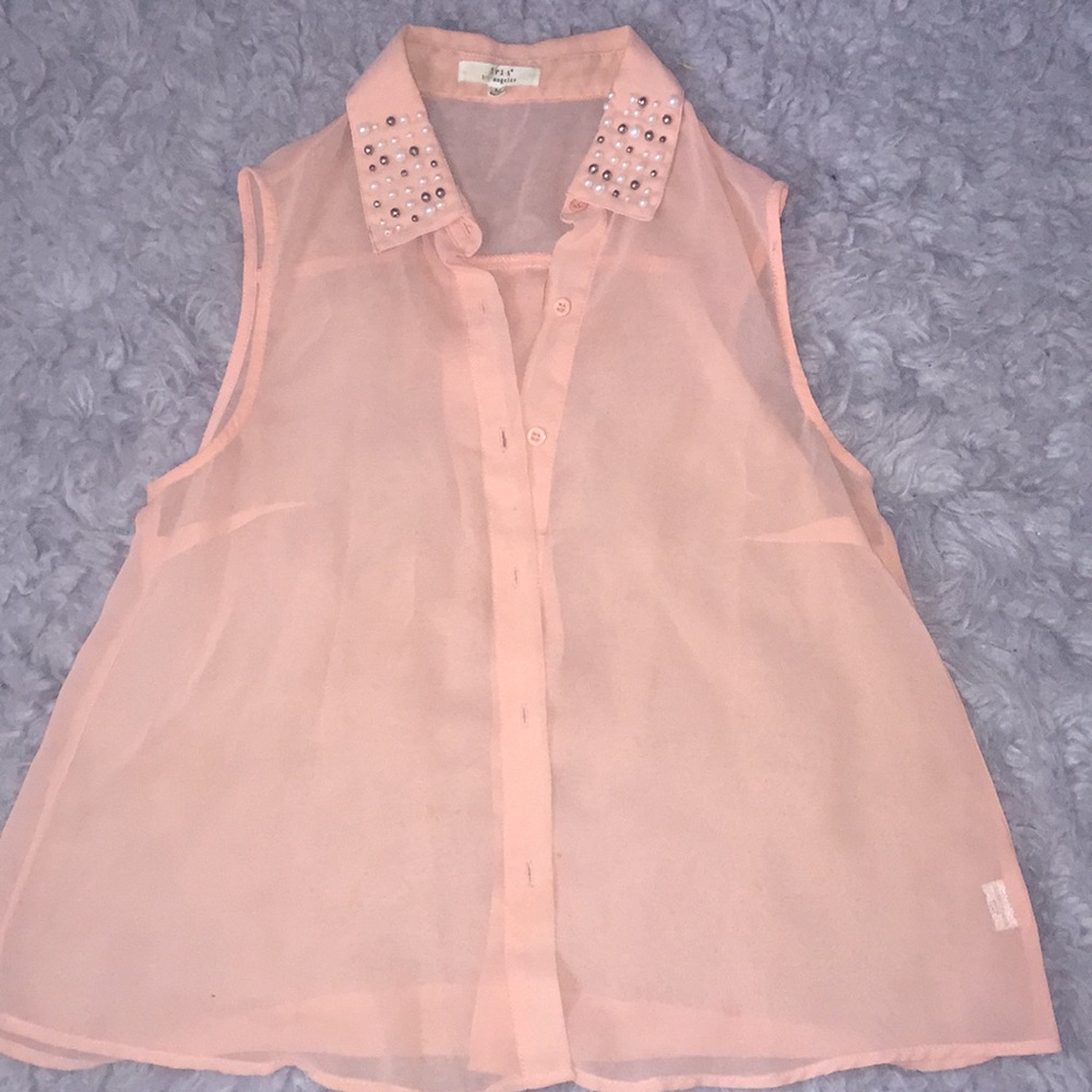 Peach Blouse